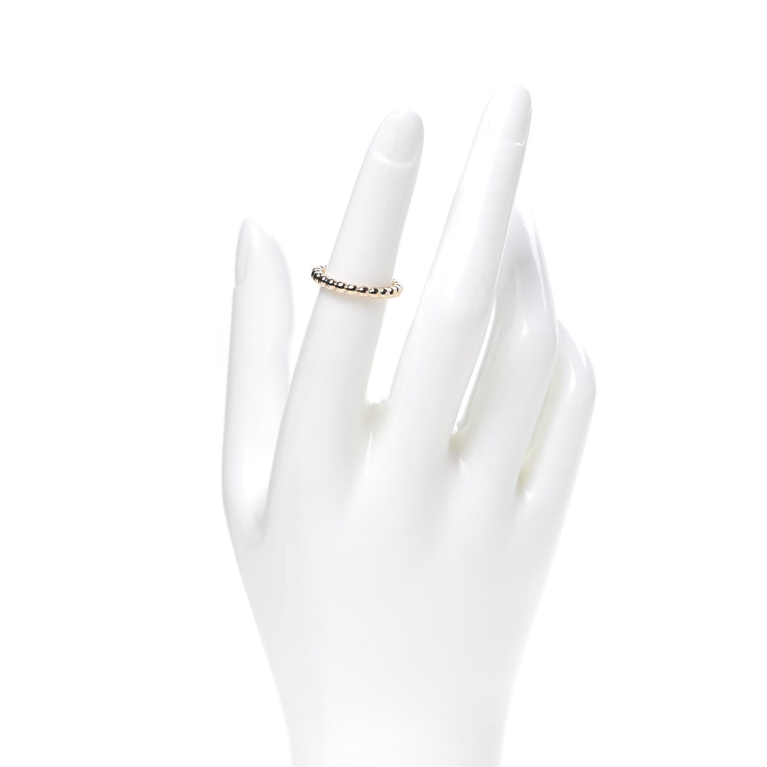 Van Cleef & Arpels 18K Rose Gold Medium Perlee Ring 50 5.25 2 of 6