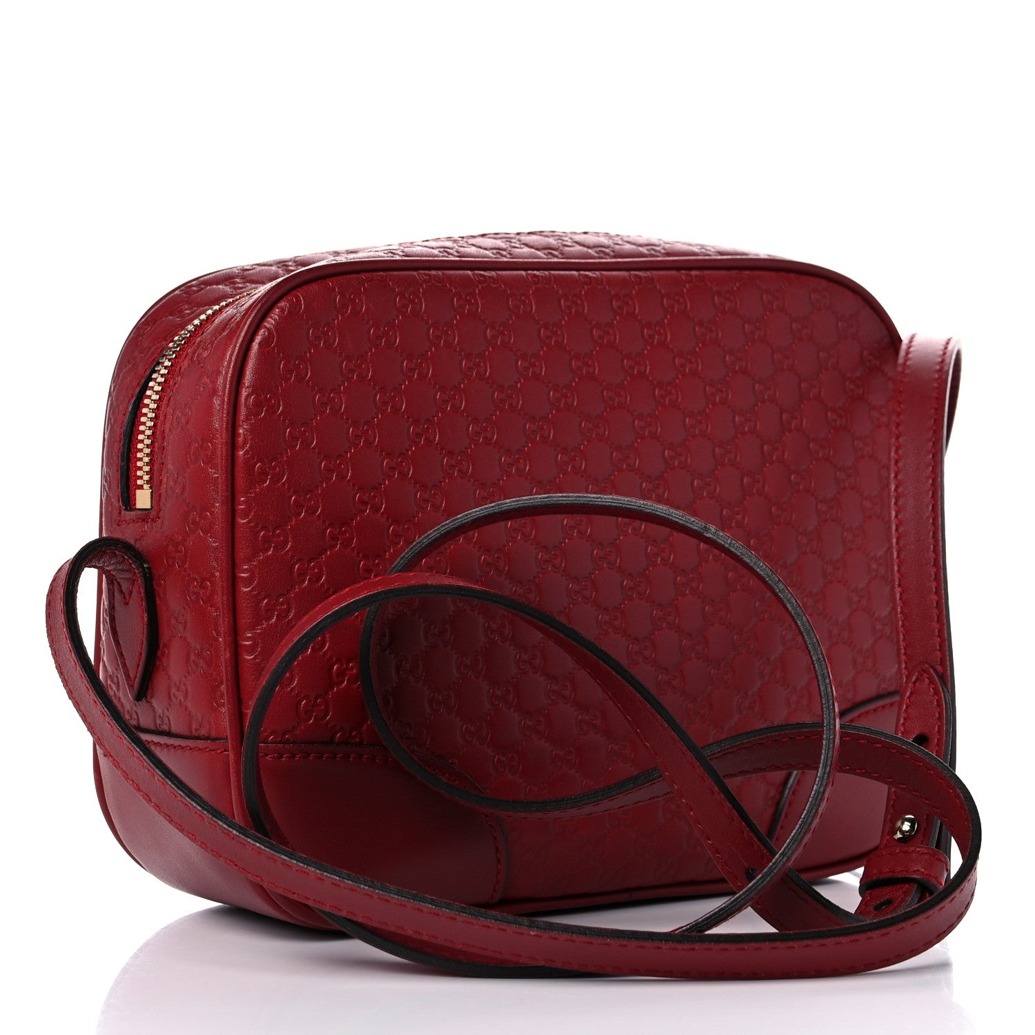 Gucci Microguccissima Mini Bree Messenger Bag Red 5 of 39