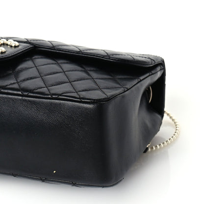 Chanel Lambskin Medium Westminster Pearl Flap  Black 10 of 10
