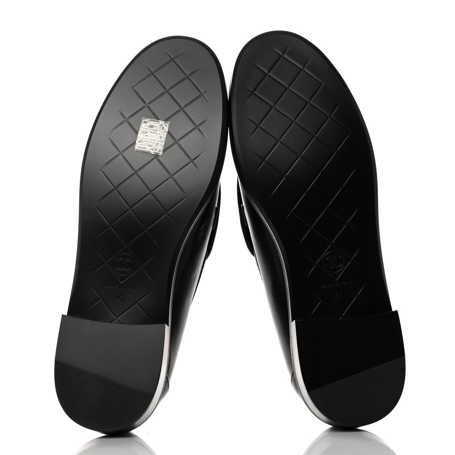 Chanel Lambskin Quilted CC Turnlock Loafers 41 Black 5 of 11