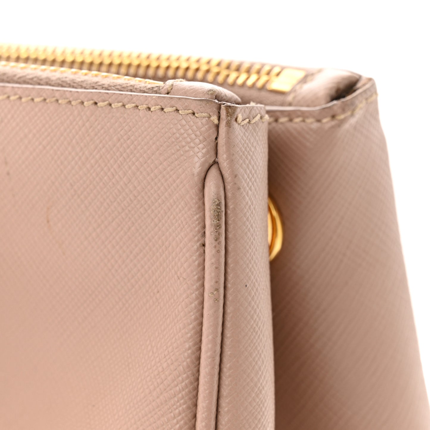 Saffiano Small Galleria Double Zip Tote Cammeo