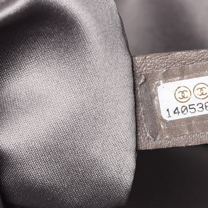 Chanel Tweed Lambskin Drawstring Tweedy Tote Black 7 of 11