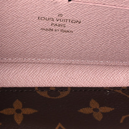 Louis Vuitton Monogram Clemence Wallet  Rose Ballerine 5 of 7