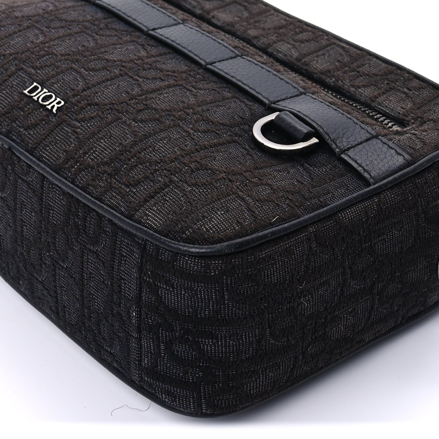 Christian Dior HOMME Oblique Safari Messenger Black 7 of 8