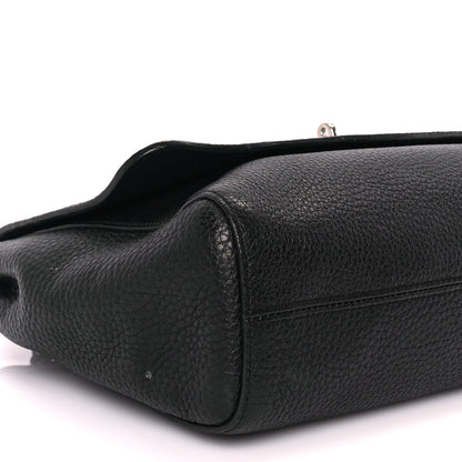 Mulberry Small Classic Grain Calfskin Medium Lily Black 7 of 8