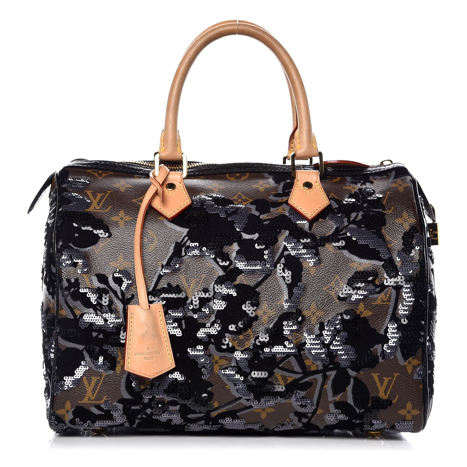 Louis Vuitton Monogram Fleur De Jais Sequins Speedy 30 1 of 13