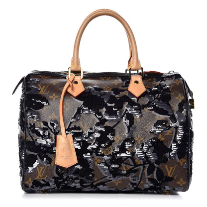 Louis Vuitton Monogram Fleur De Jais Sequins Speedy 30 1 of 13