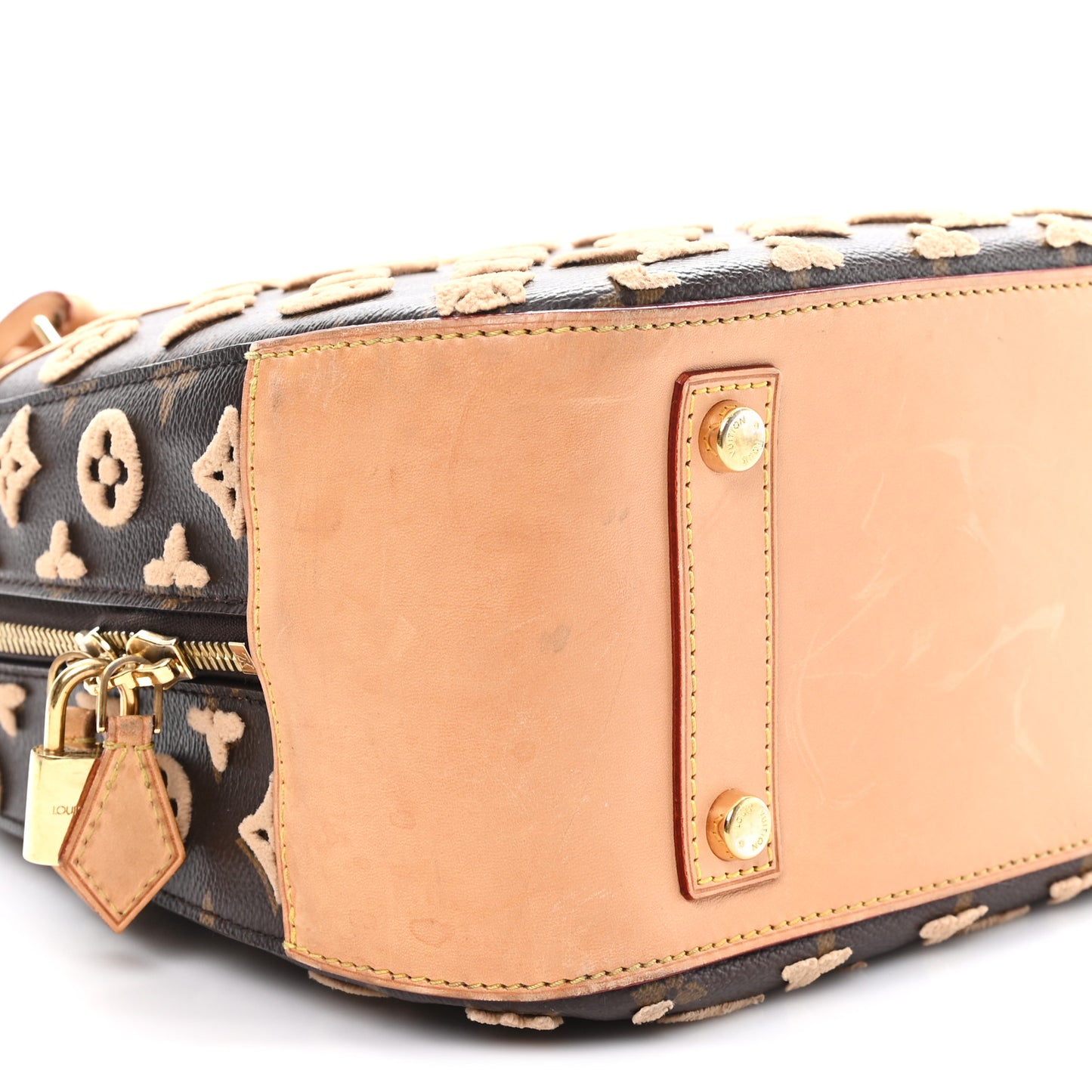 Monogram Tuffetage Deauville Cube Caramel