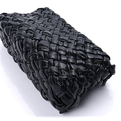 Bottega Veneta Calfskin Intrecciato Kalimero Cha-Cha Clutch  Black 8 of 8