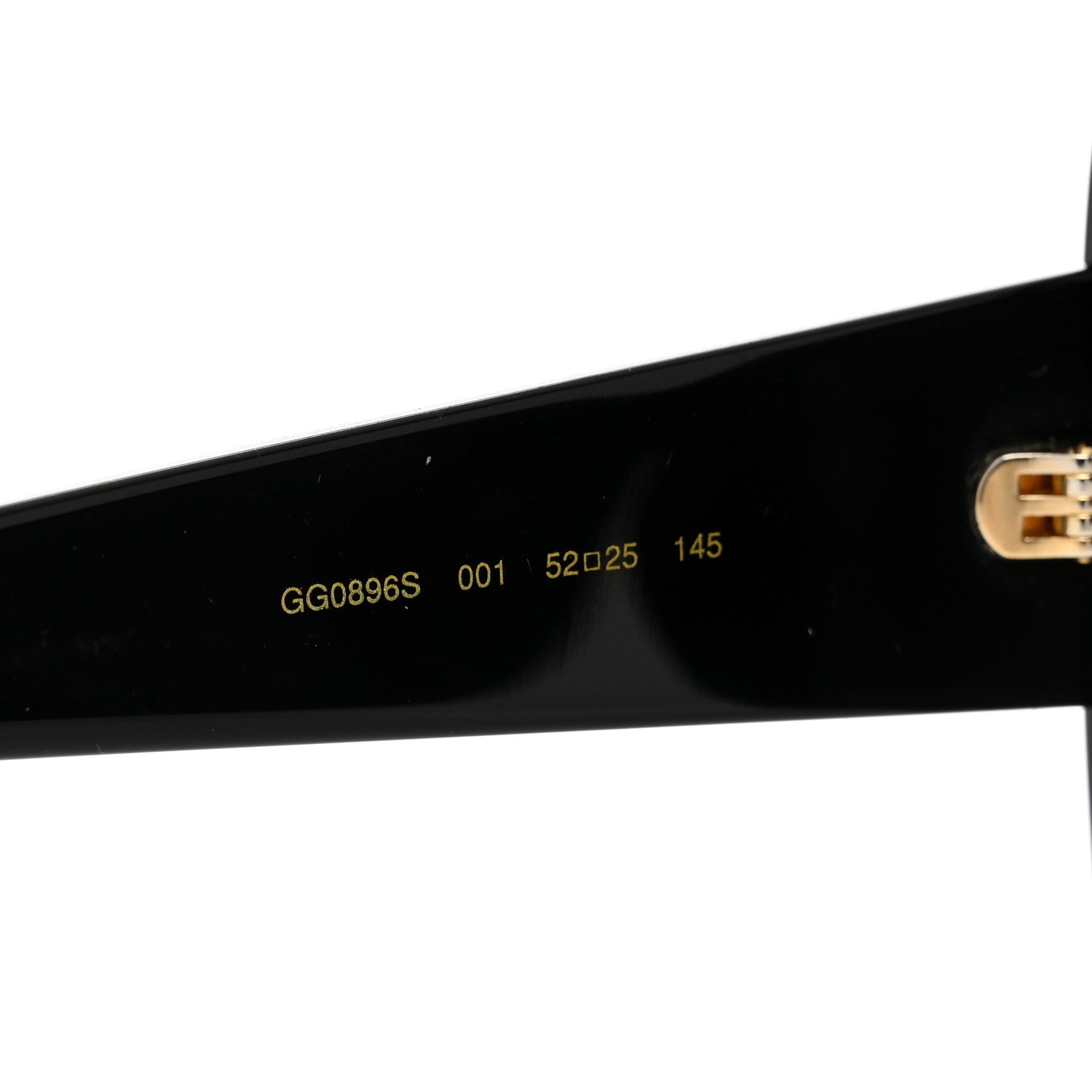 Gucci Acetate Square Frame Sunglasses GG0053S Black 5 of 6