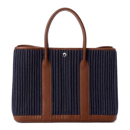 Hermes Ribbed Wool Negonda Garden Party MM 36 1 of 9