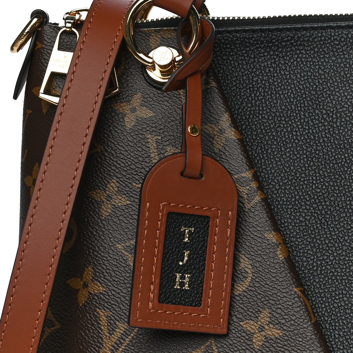 Louis Vuitton Monogram V Tote MM Black 11 of 14