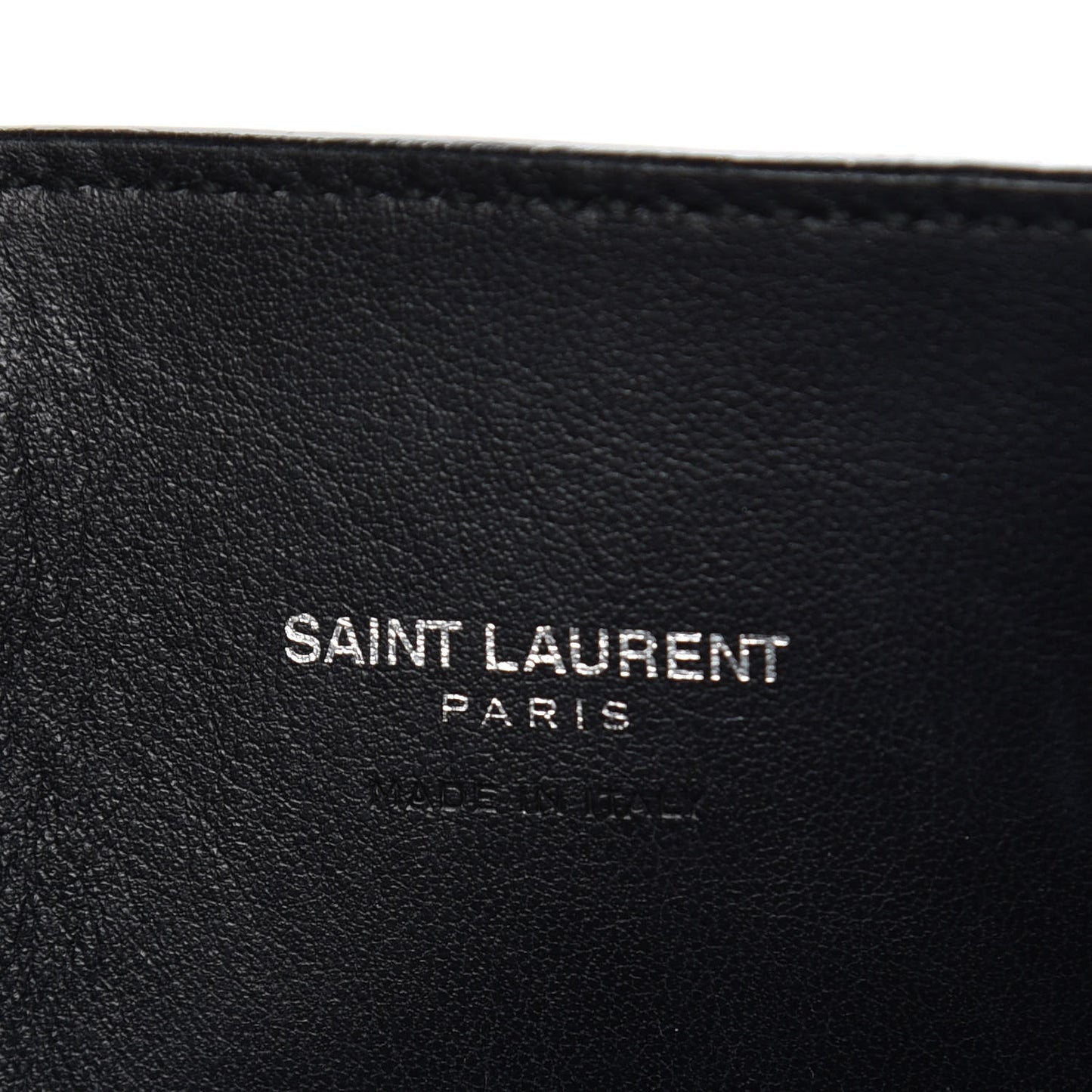 Grained Calfskin Nano Sac De Jour Black