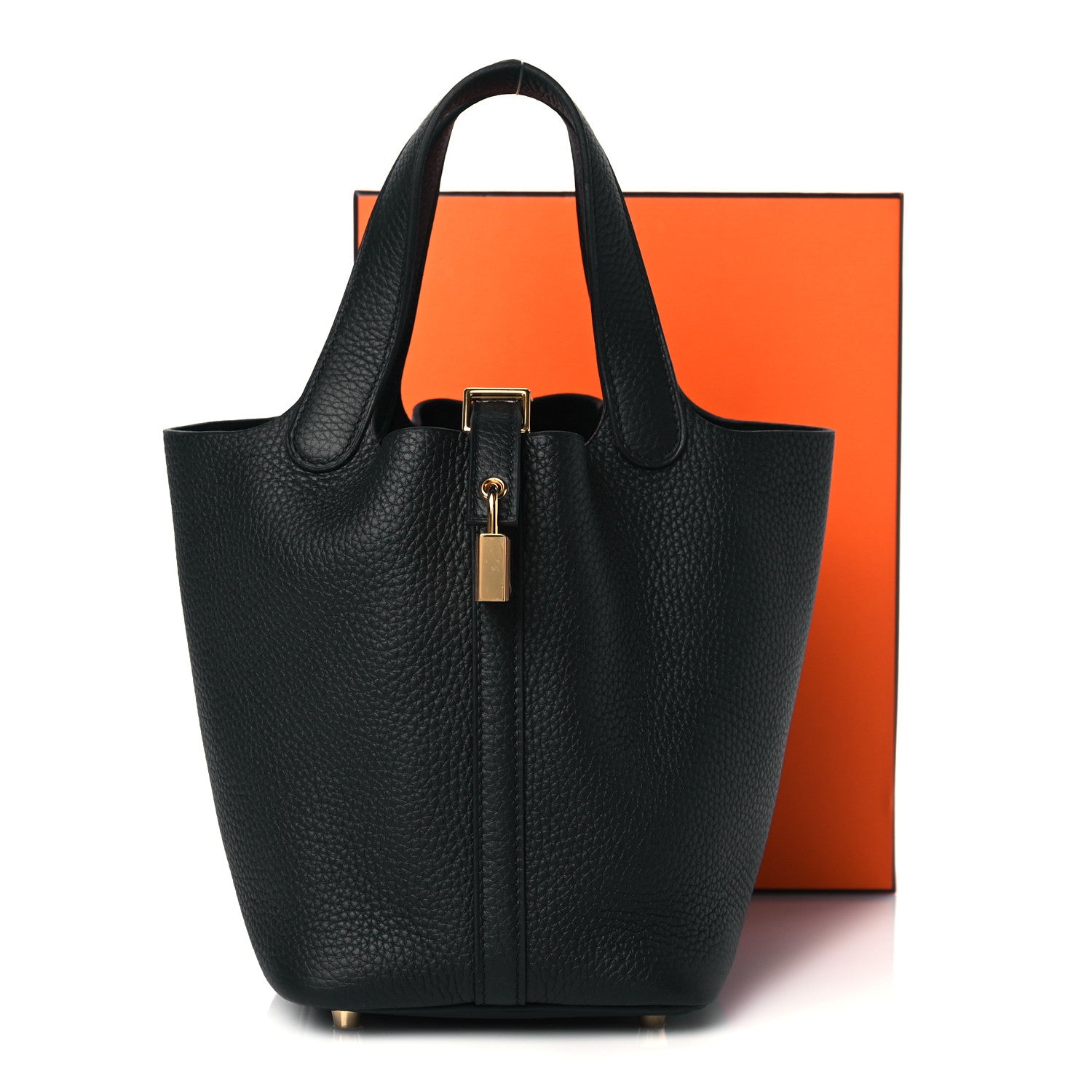 Hermes Taurillon Clemence Picotin Lock 18 PM Black 11 of 11