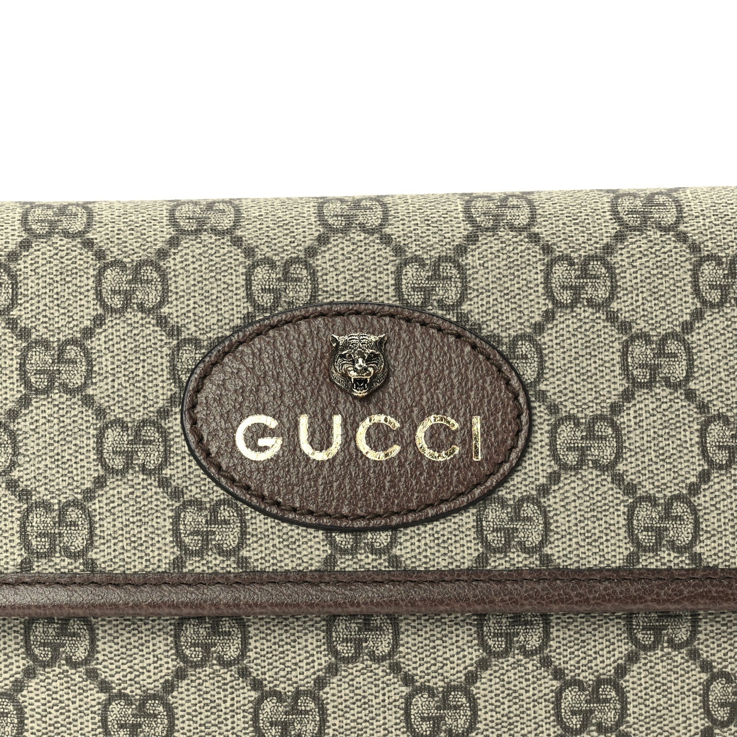 Gucci GG Supreme Monogram Neo Vintage Web Belt Bag Brown 6 of 8