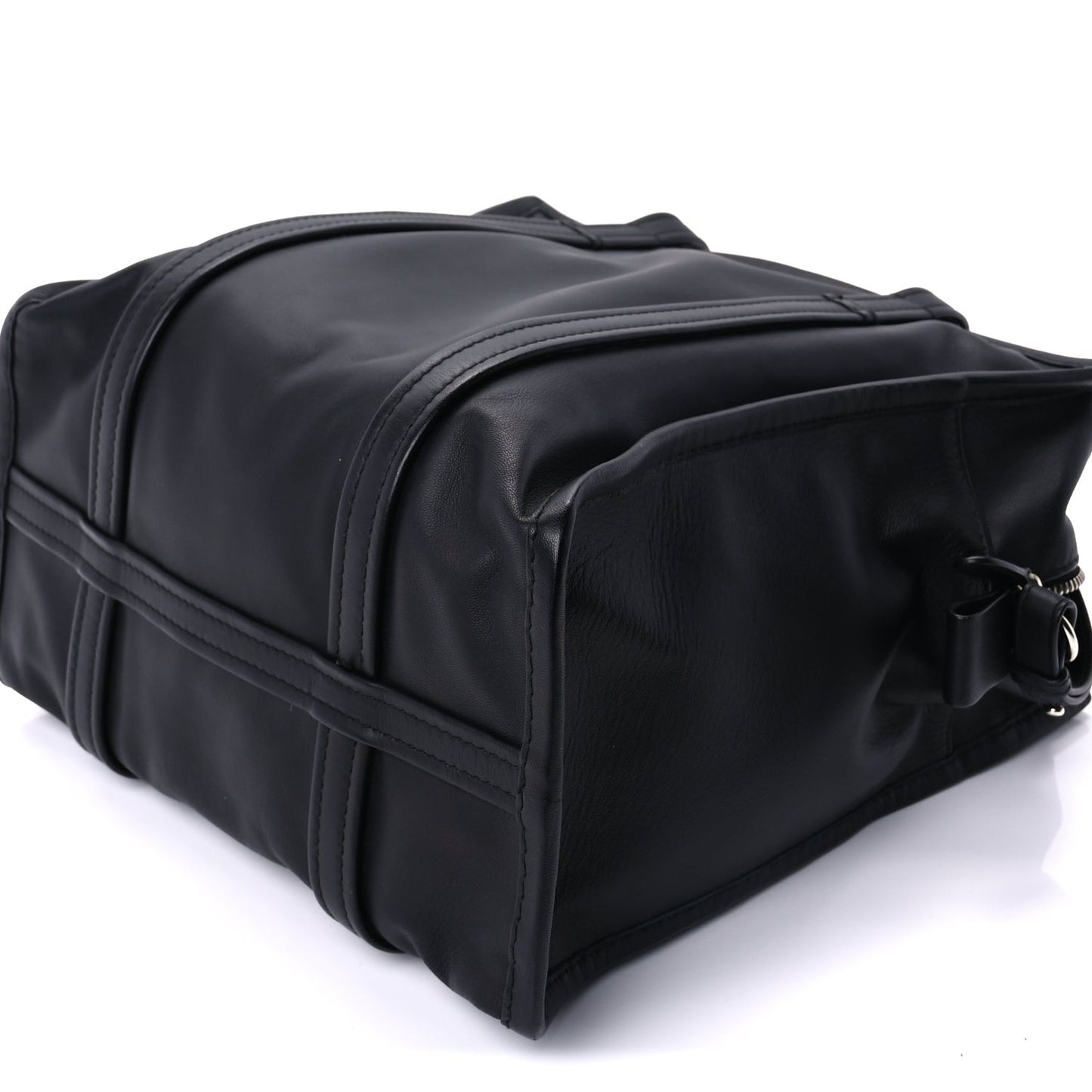 Agneau Small Bazar Shopper Tote  Black
