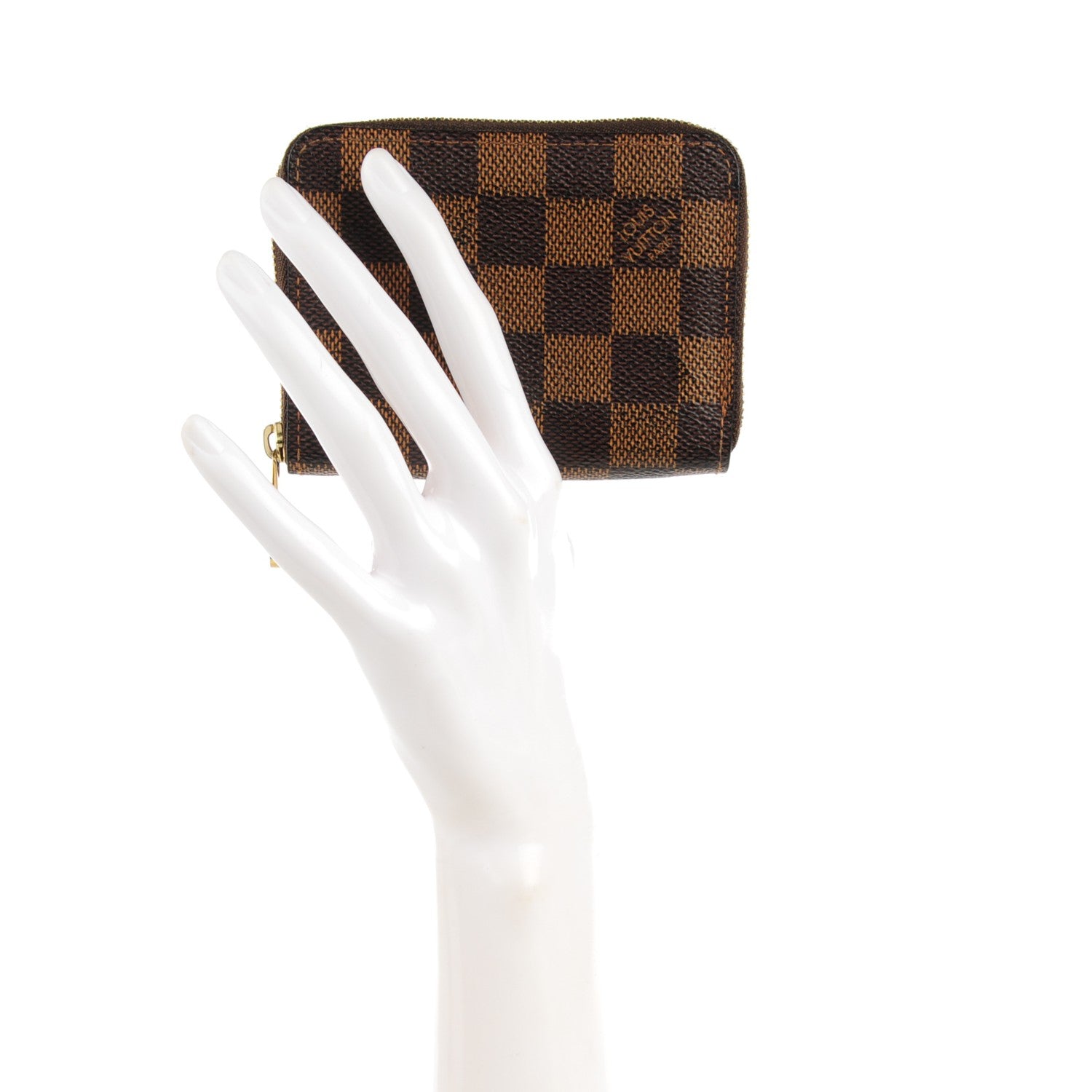 Louis Vuitton Damier Ebene Zippy Coin Purse 2 of 11