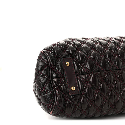 Marc Jacobs Calfskin Quilted Stam Plum 8 of 9