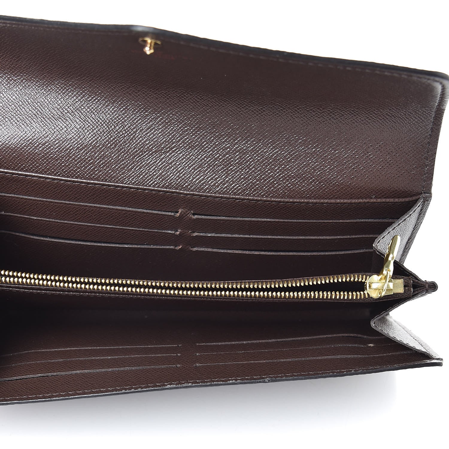 Louis Vuitton Damier Ebene Sarah Wallet NM 5 of 6