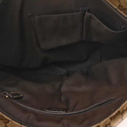 Gucci Crystal Monogram Large Flat Messenger Bag Dark Brown 5 of 9