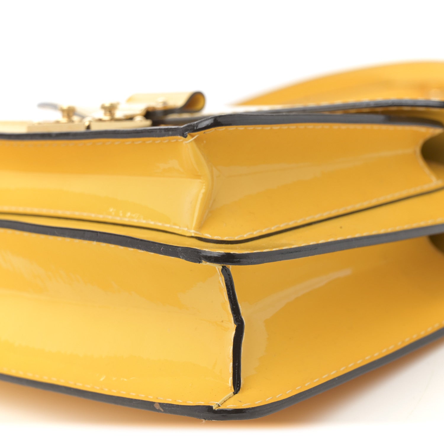 Louis Vuitton Vernis Monceau BB Citrine 9 of 13