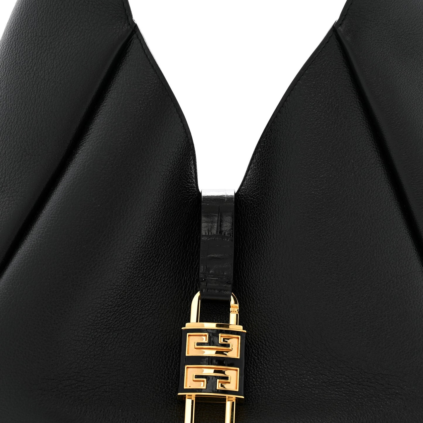 Calfskin Medium G-Lock Hobo Black