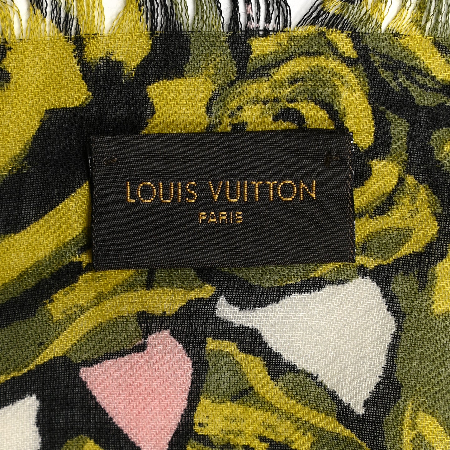 Wool Silk Cashmere Rock N Roses Stole