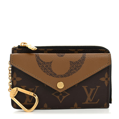Louis Vuitton Reverse Monogram Recto Verso Card Holder Brown 1 of 6
