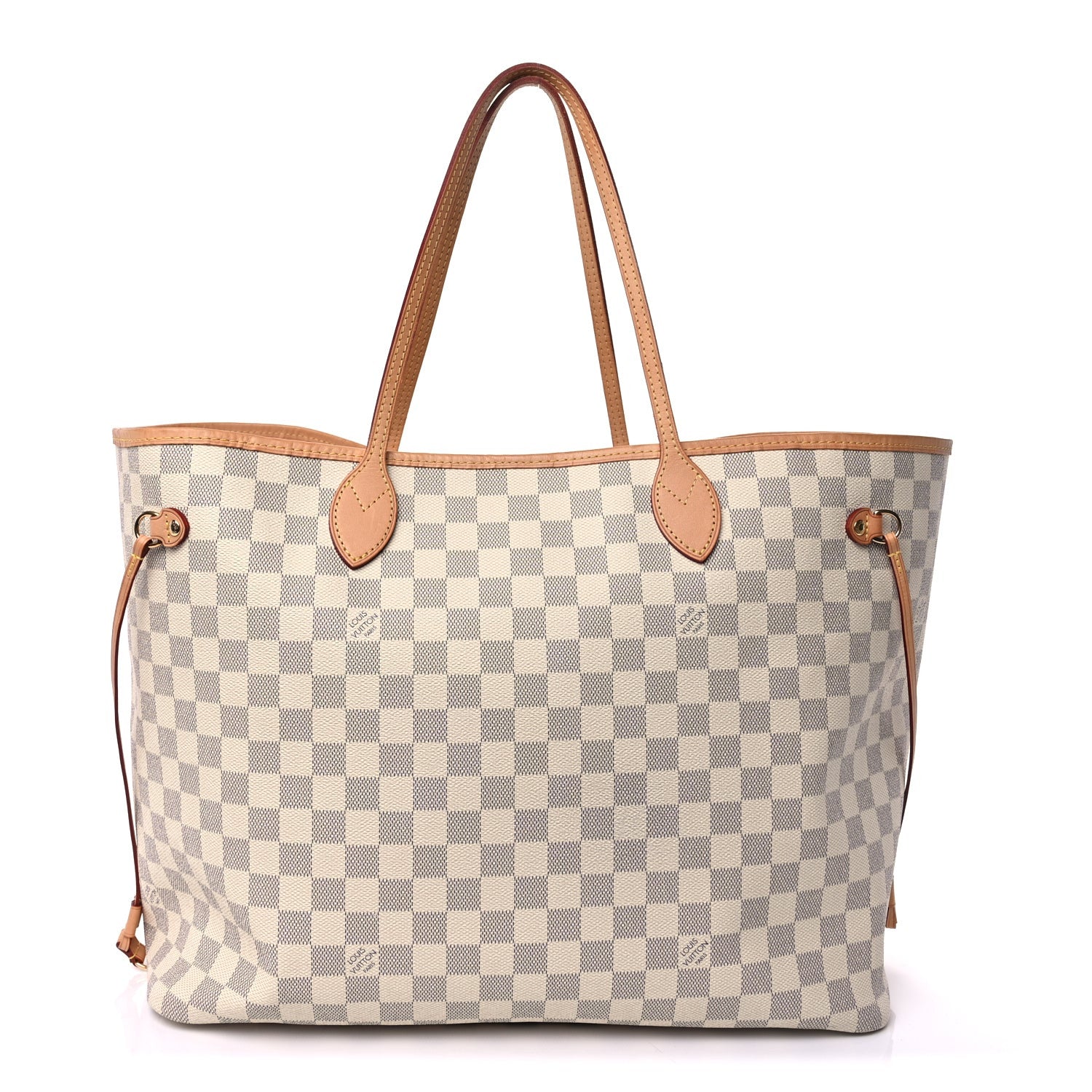 Louis Vuitton Damier Azur Neo Neverfull Rose Ballerine 2 of 8