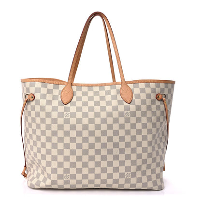 Louis Vuitton Damier Azur Neo Neverfull Rose Ballerine 2 of 8