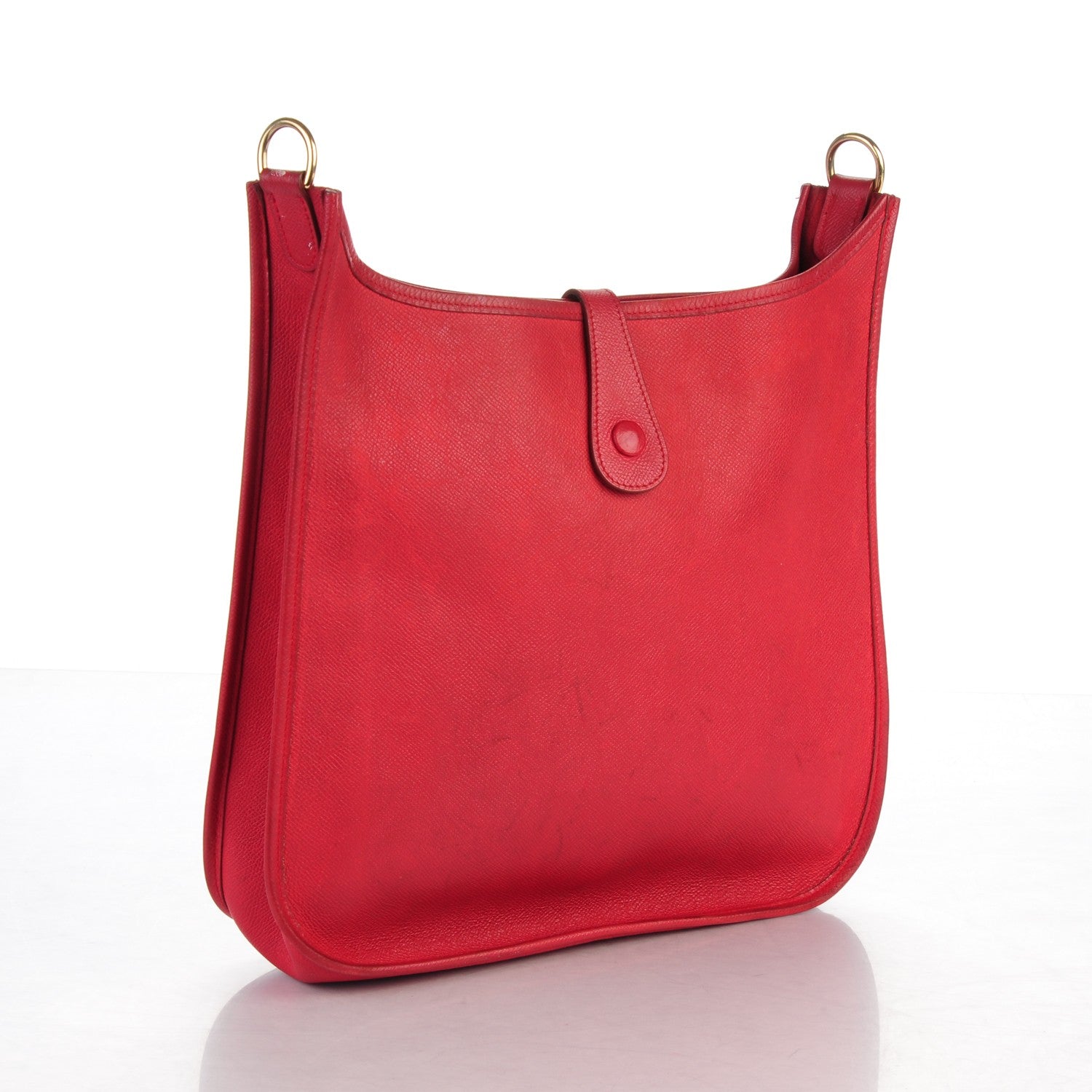 Hermes Courchevel Evelyne GM Rouge Vif 3 of 20