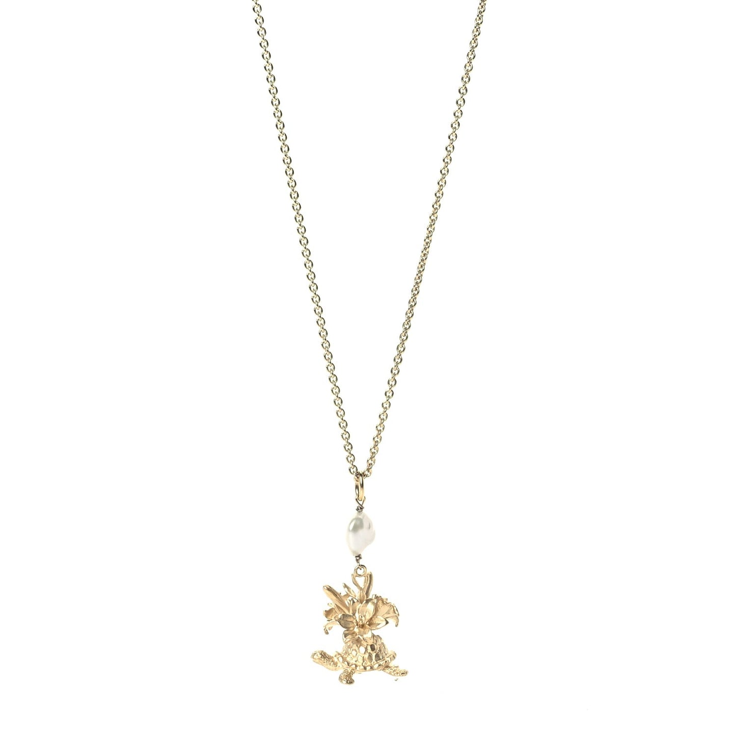 Pearl Reve D'Infini  Necklace  Gold White