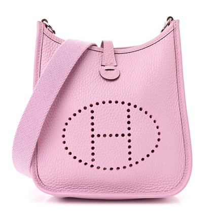 Hermes Taurillon Clemence Evelyne TPM Mauve Sylvestre 1 of 7
