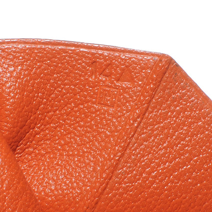 Hermes Niloticus Crocodile Diamond Bearn Wallet Orange 7 of 7