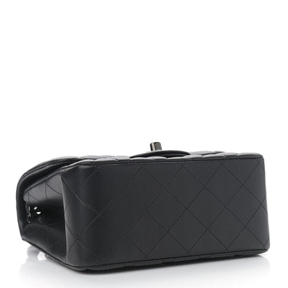 Chanel Lambskin Quilted Mini Square Flap So Black 4 of 11