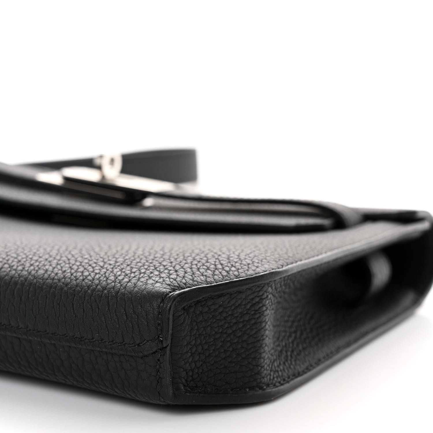 Hermes Togo Kelly Depeches 25 Pouch Black 10 of 11