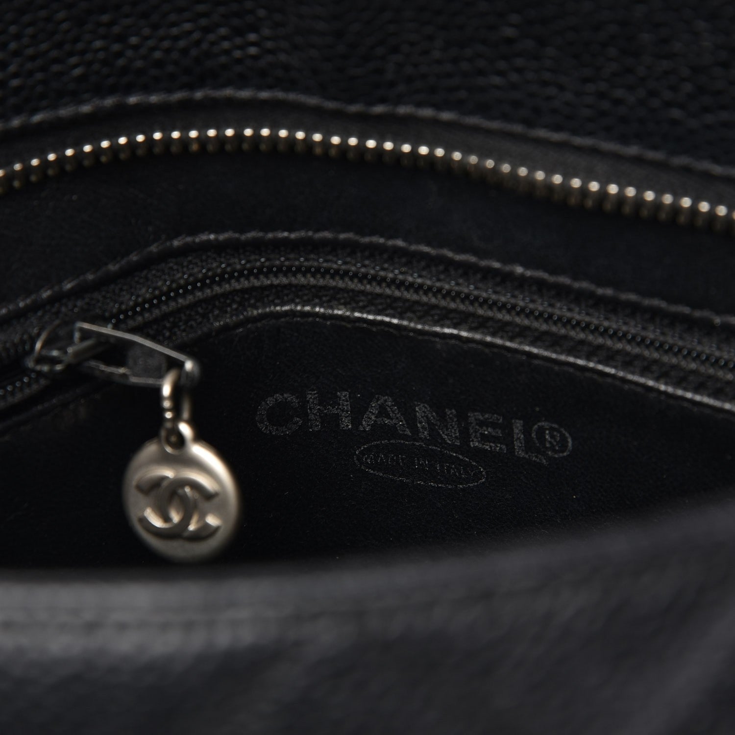 Chanel Caviar Quilted Medallion Tote Black 6 of 8