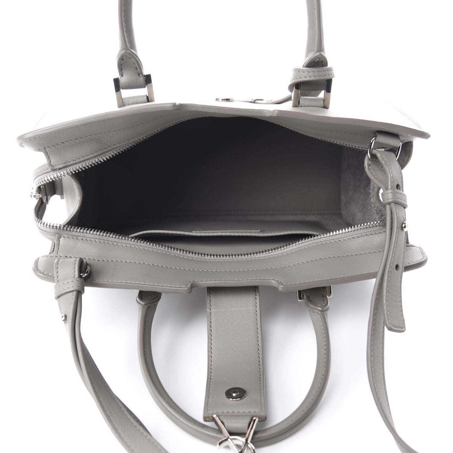Calfskin Monogram Baby Cabas Fog
