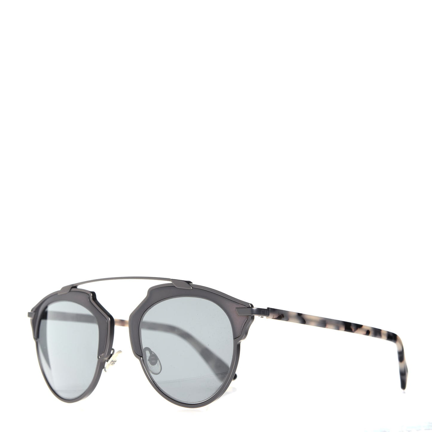 Metal Lambskin So Real Sunglasses Tortoise