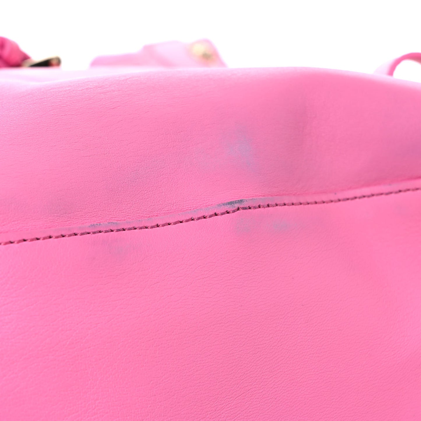 Calfskin Palazzo Medusa Backpack Pink