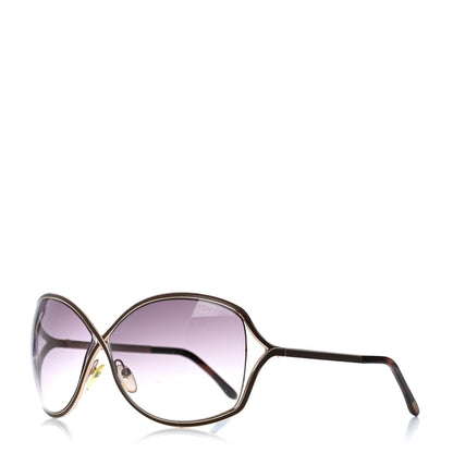 Tom Ford Miranda Crossover Sunglasses TF130 Shiny Bronze 1 of 4