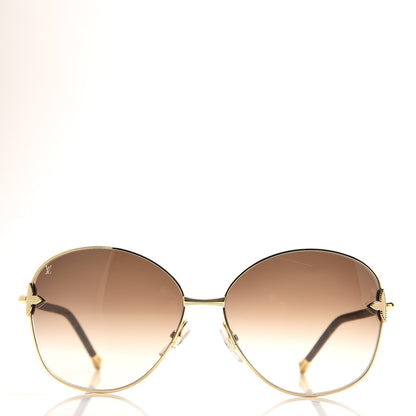 Louis Vuitton Monogram Viola Round Sunglasses Z0464U Brown 2 of 8