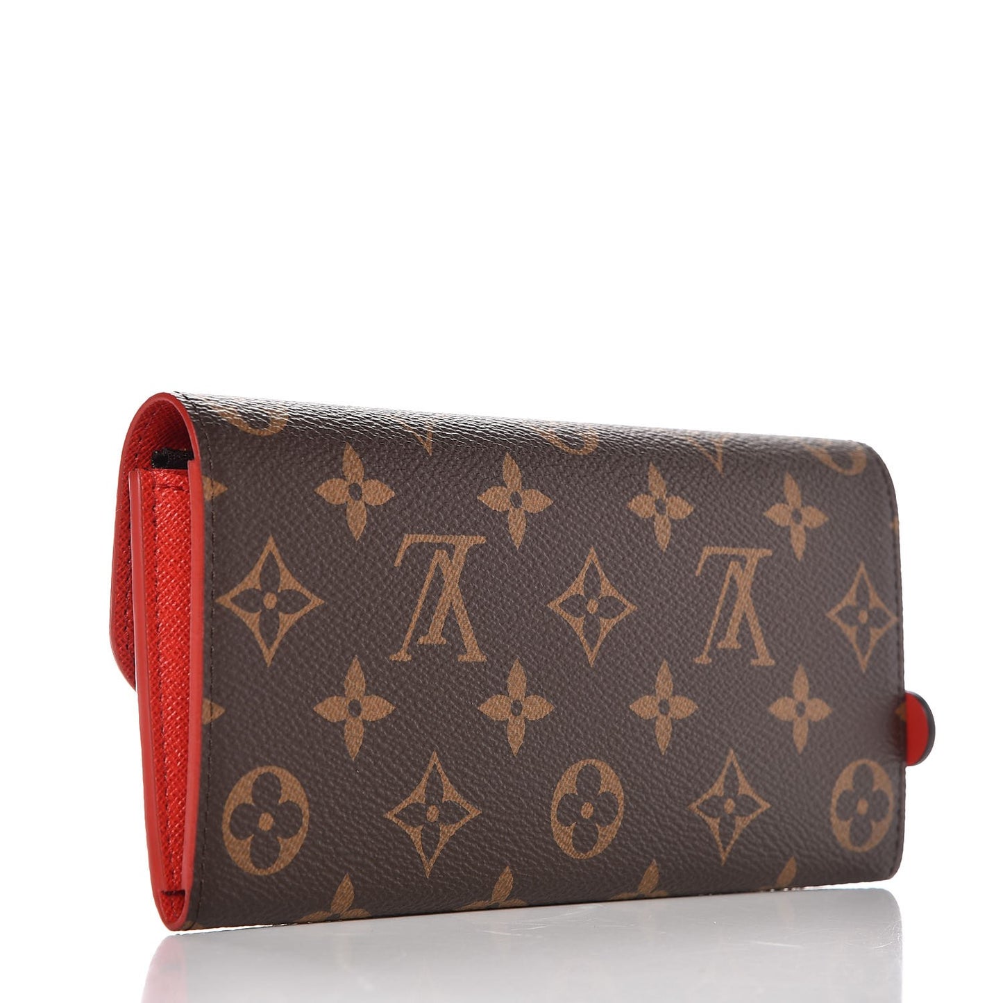 Monogram Bloom Flower Emilie Wallet Coquelicot