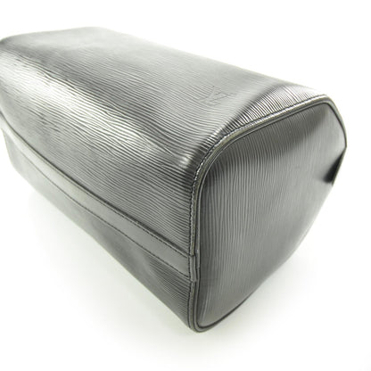 Louis Vuitton Epi Speedy 25 Black 5 of 9