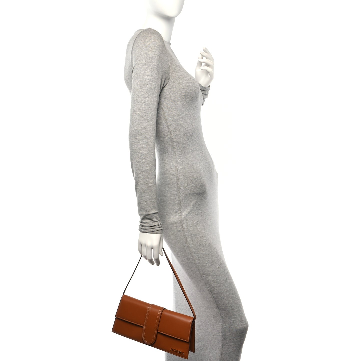 Smooth Calfskin Le Bambino Long Light Brown