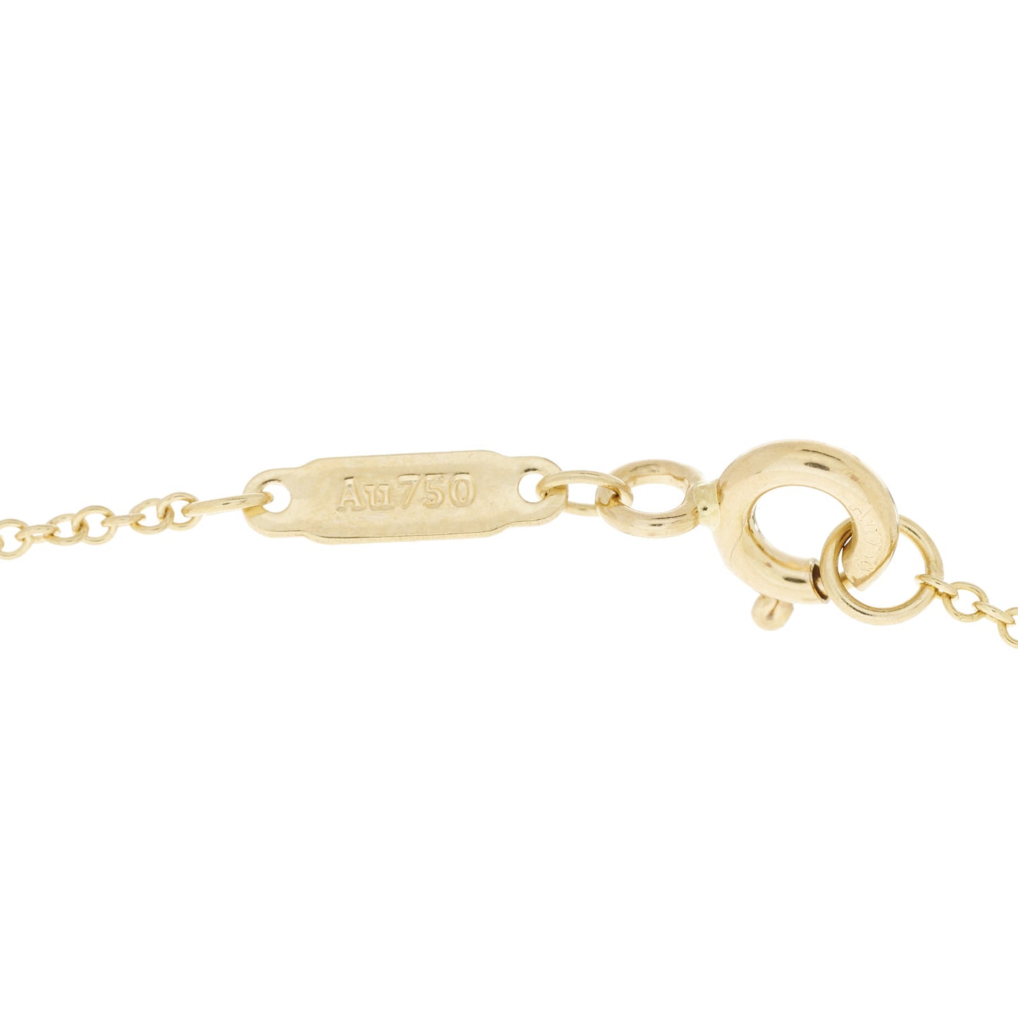 18K Yellow Gold Lock and Key Pendant Necklace