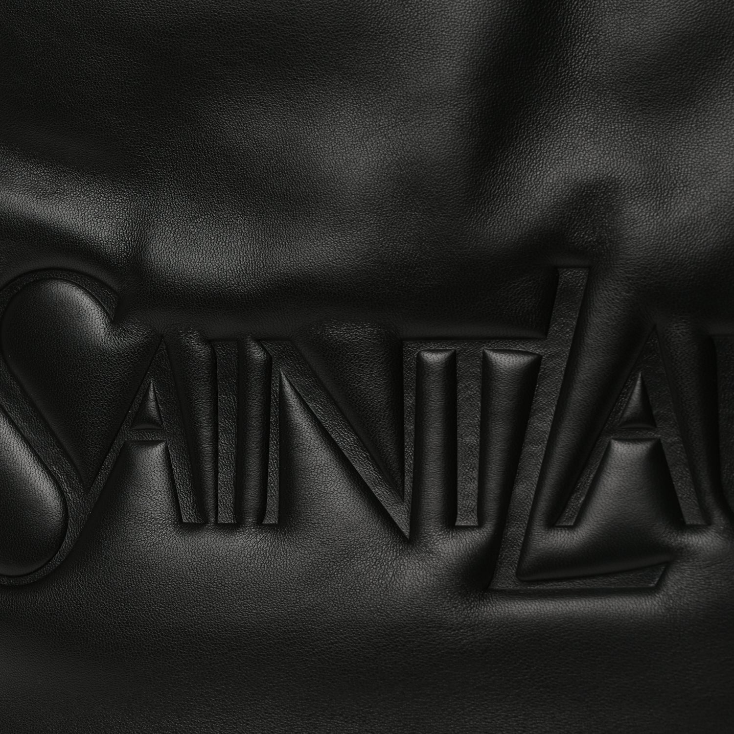 Saint Laurent Lambskin Wide Puffer Tote Black Black 6 of 8