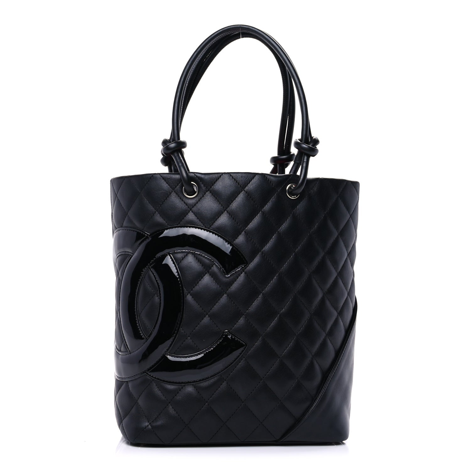Chanel Calfskin Quilted Medium Cambon Tote Black 1 of 8