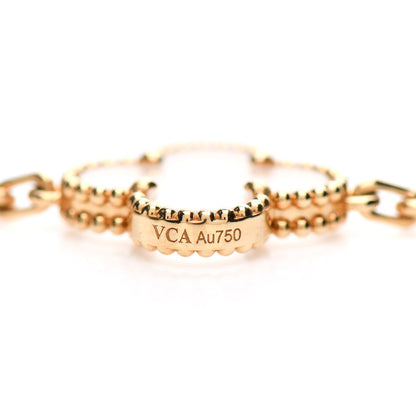 Van Cleef & Arpels 18K Yellow Gold Rock Crystal 20 Motifs Vintage Alhambra Necklace 6 of 7