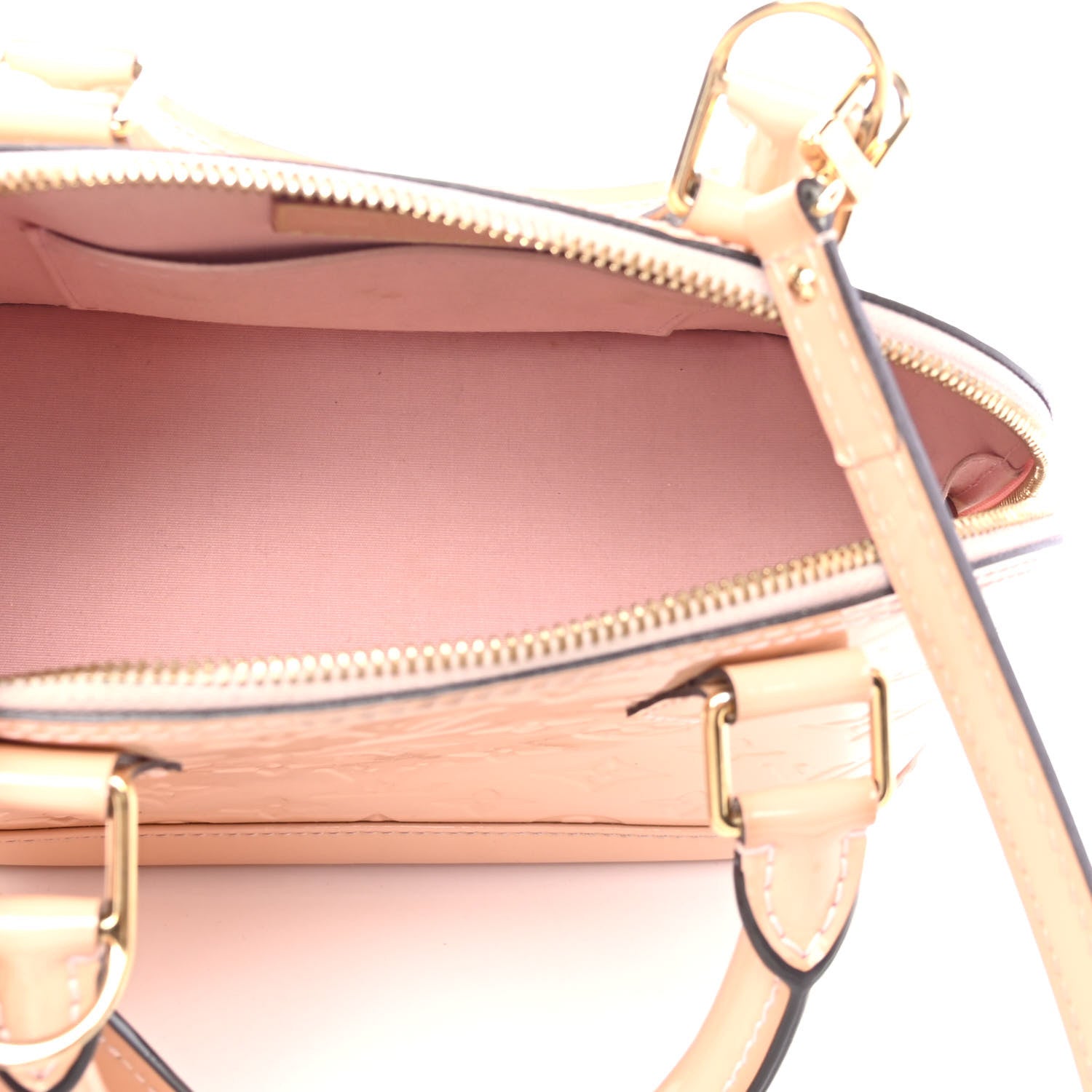 Louis Vuitton Vernis Alma BB Rose Ballerine 4 of 5